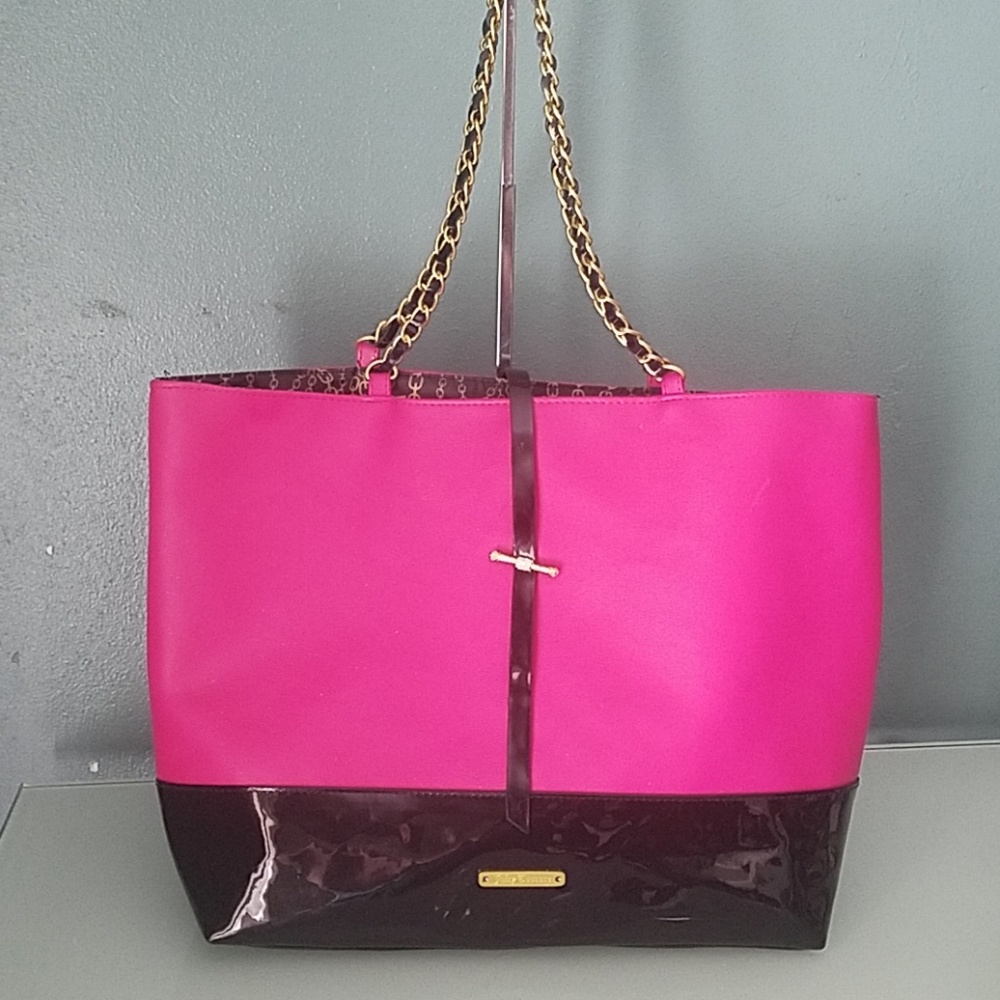 Juicy Couture Pink and Black Tote